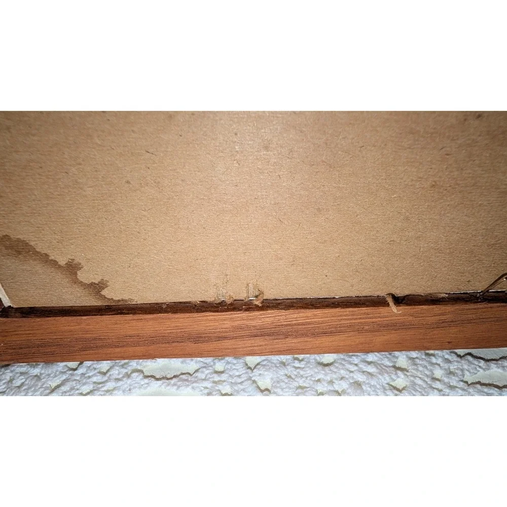 VINTAGE MCM Customizeable Photo Wall Frame ‎ 7 pic  21.5